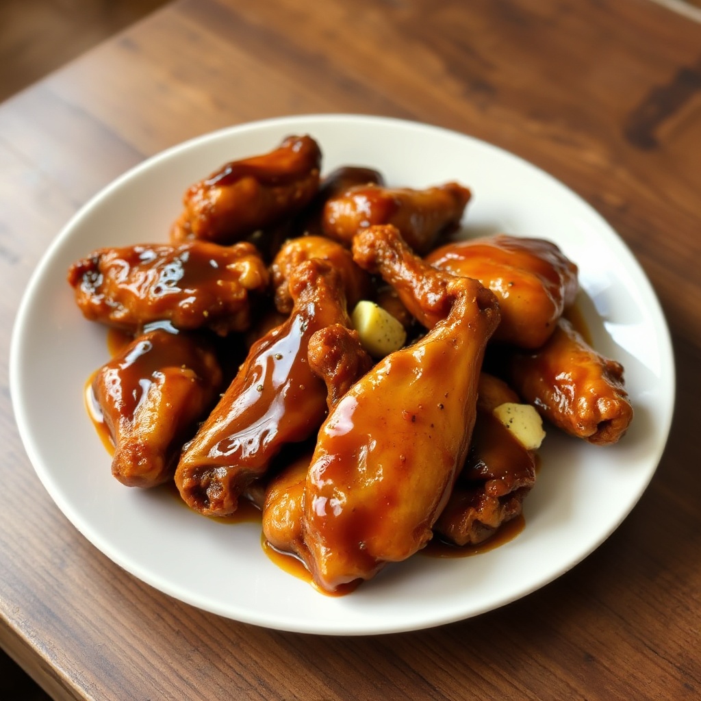 Savory Glazed Chicken Wings