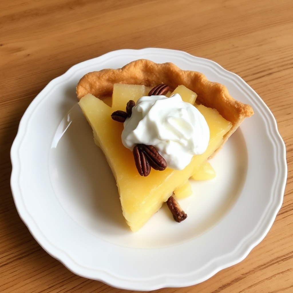 Tropical Pineapple Delight Pie