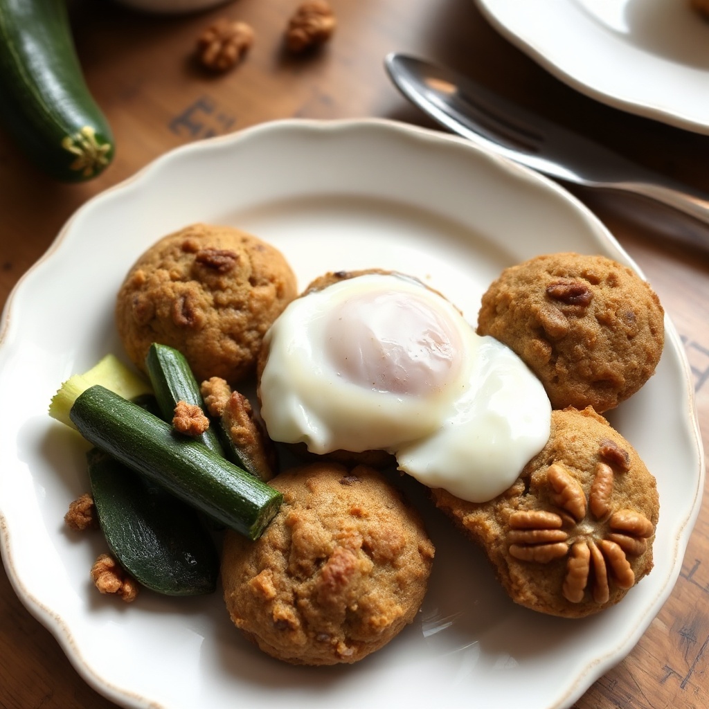 Muffin di Zucchine e Noci Speziati