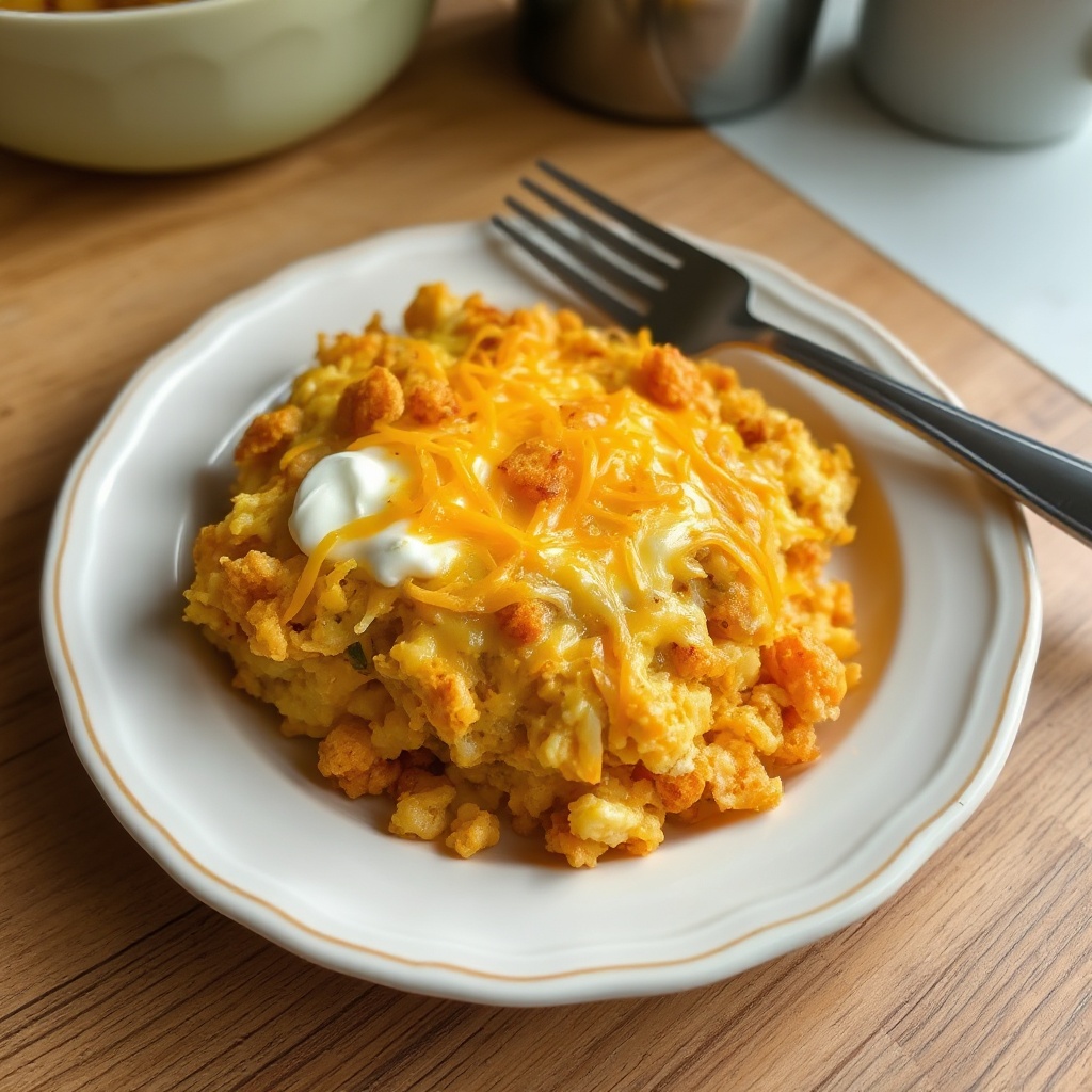 Casseruola di Patate Raspate con Formaggio