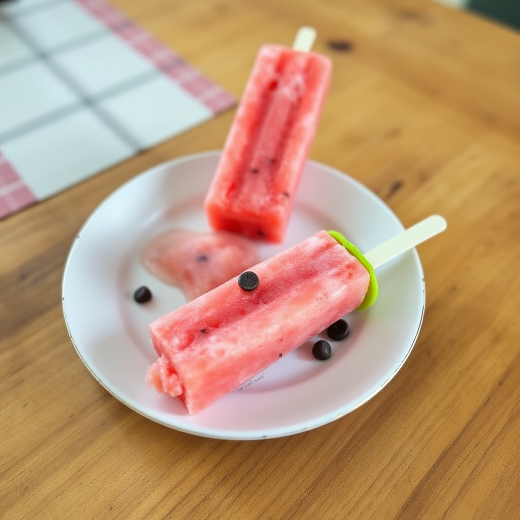 Refreshing Watermelon Sherbet Pops