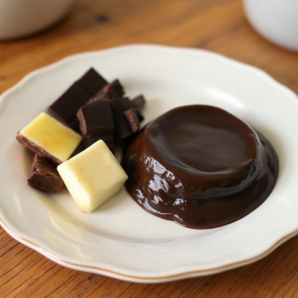 Rich Chocolate Ganache with a Hint of Vanilla