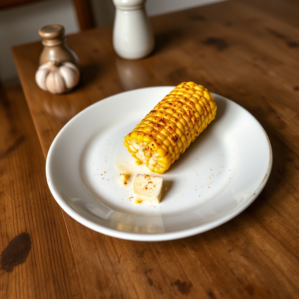 Charred Corn with Smoky Garlic Butter