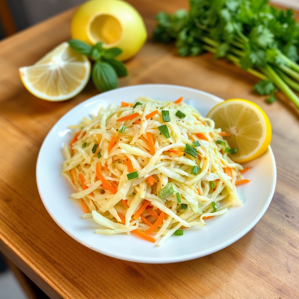 Zesty Horseradish Slaw