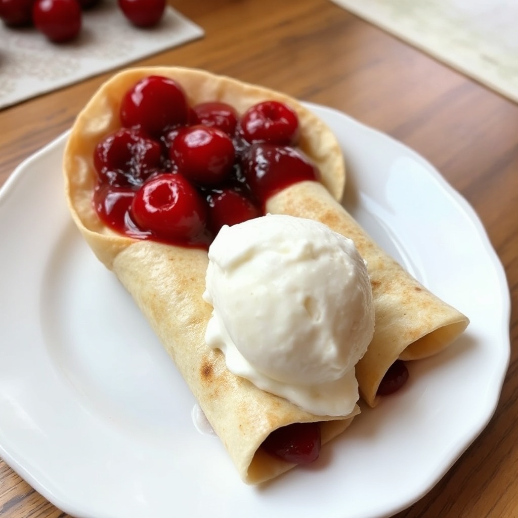 Cherry Dessert Wraps