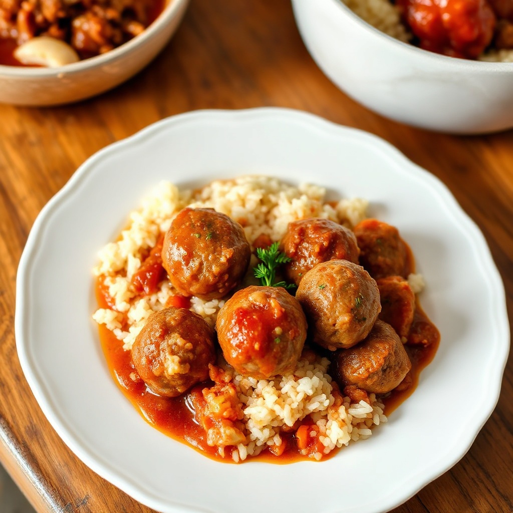 Polpette di Tacchino e Riso Salate