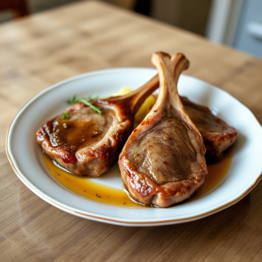Herzhafte Lammkoteletts mit Ingwer-Marinade