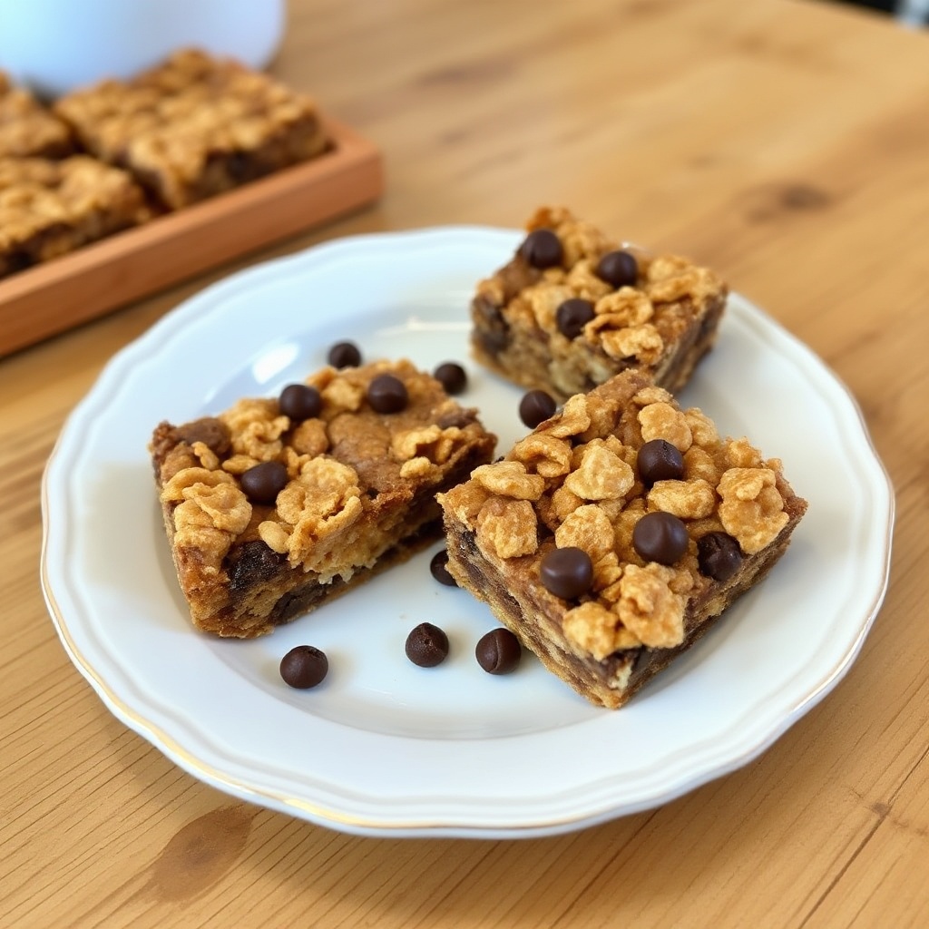 Schokoladen-Erdnussbutter-Crunch-Riegel