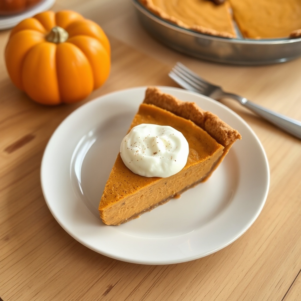 Creamy Pumpkin Spice Pie