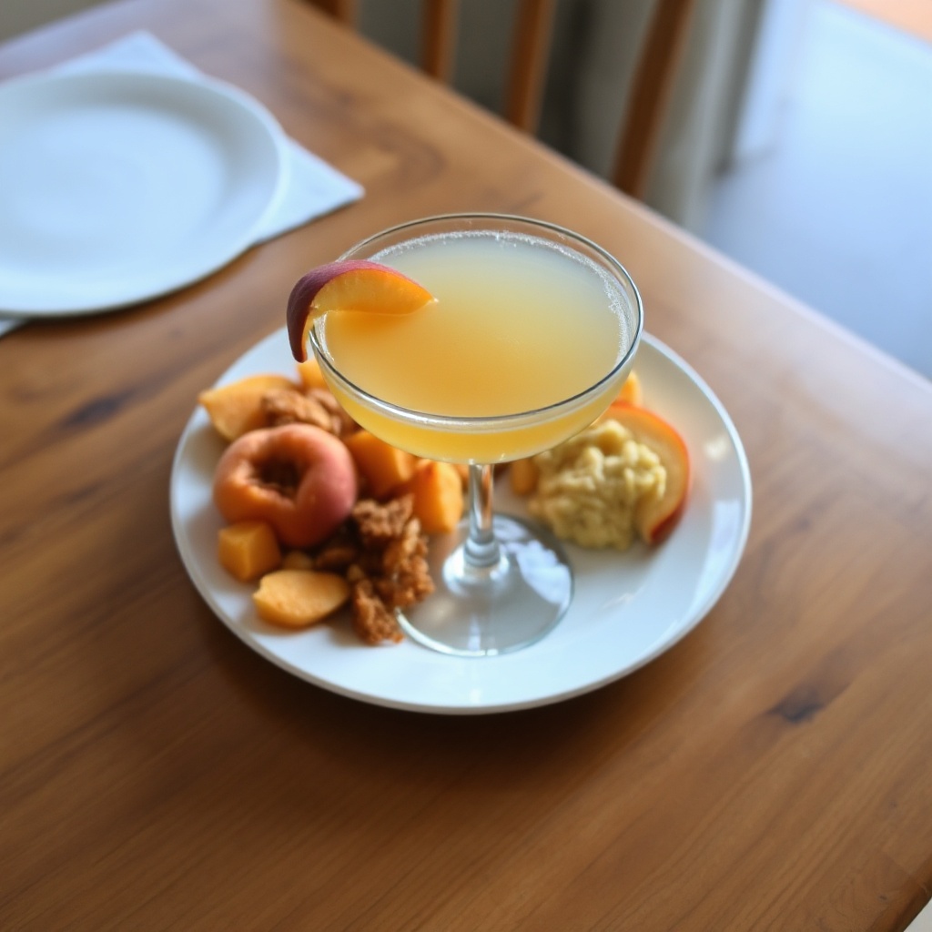 Martini Peachy Bliss