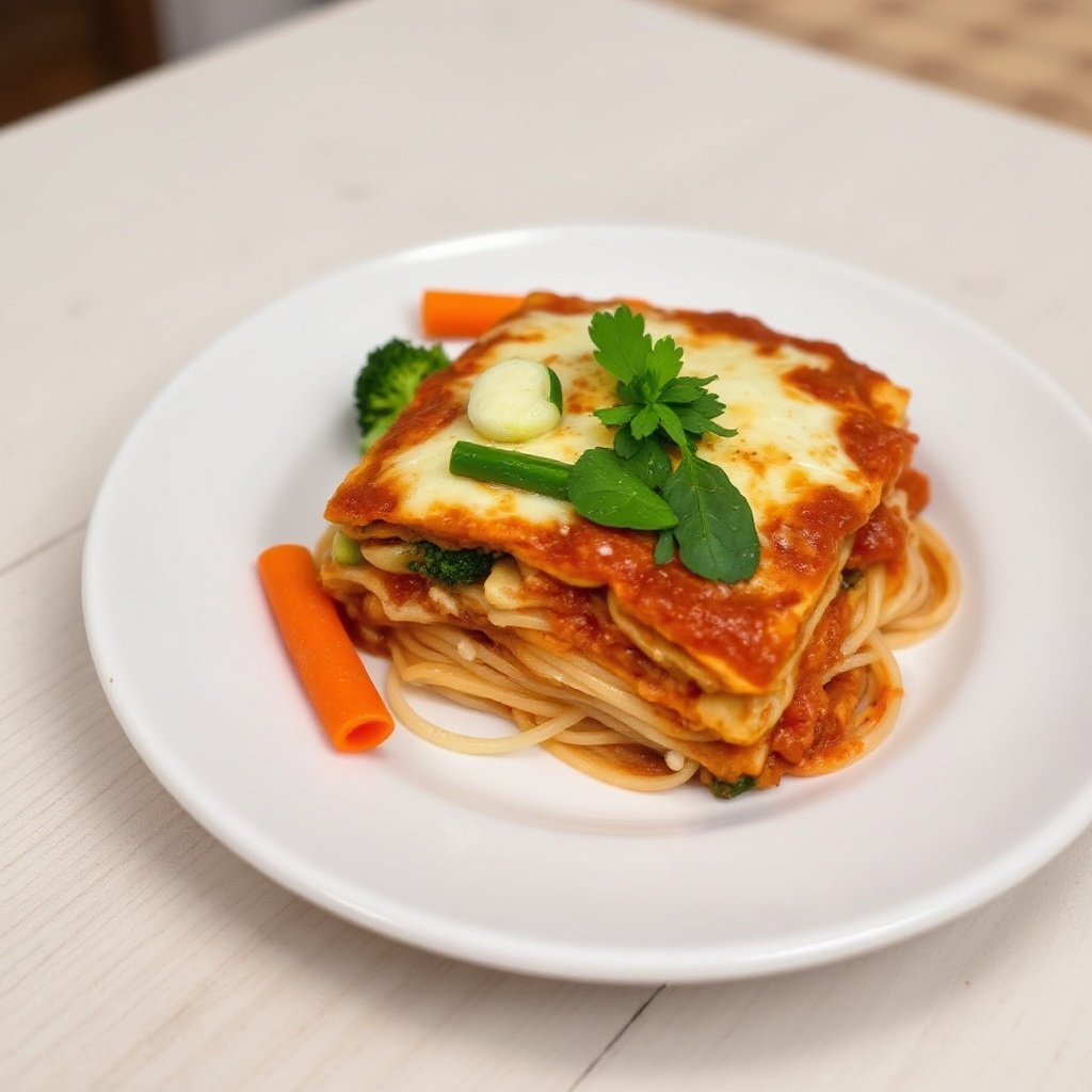 Gemüse-Lasagne aus dem Garten