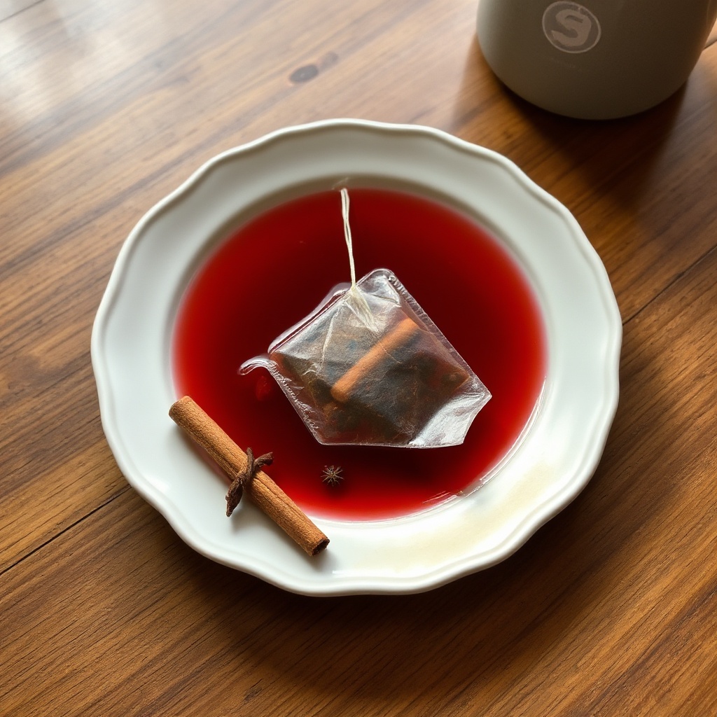 Spiced Cranberry Herbal Tea