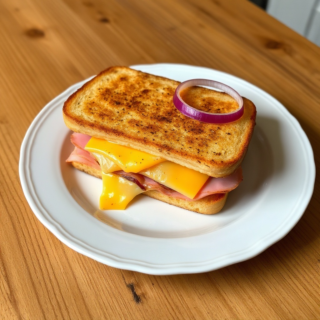 Panini Salato con Prosciutto e Cheddar