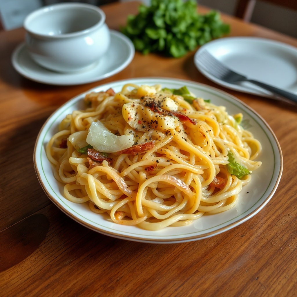 Delizia di Cavolo e Noodles Salati