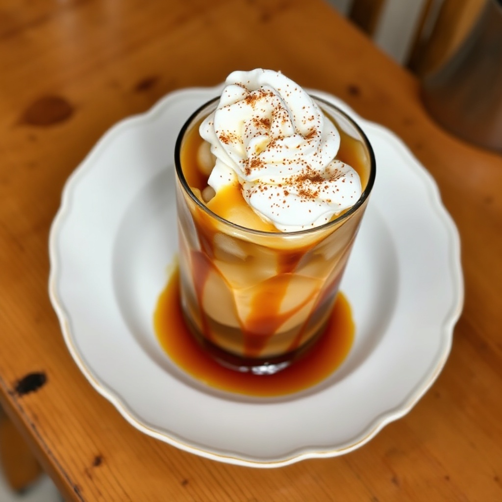 Delizia di Caffè Vaniglia Freddo e Cremoso