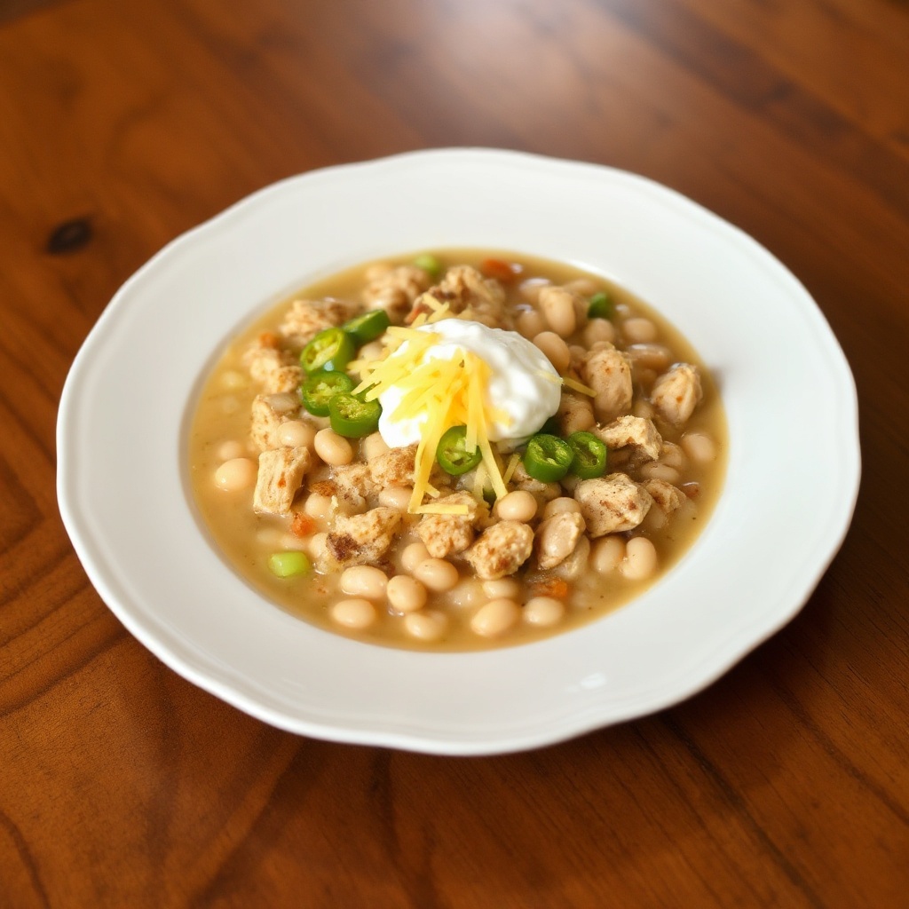 Creamy White Bean Chicken Chili