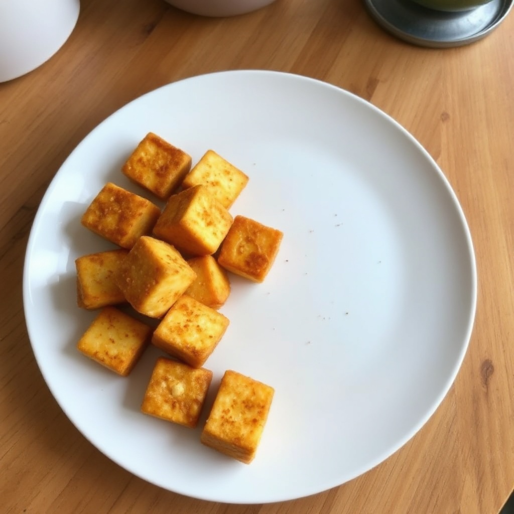 Golden Crispy Tofu Bites