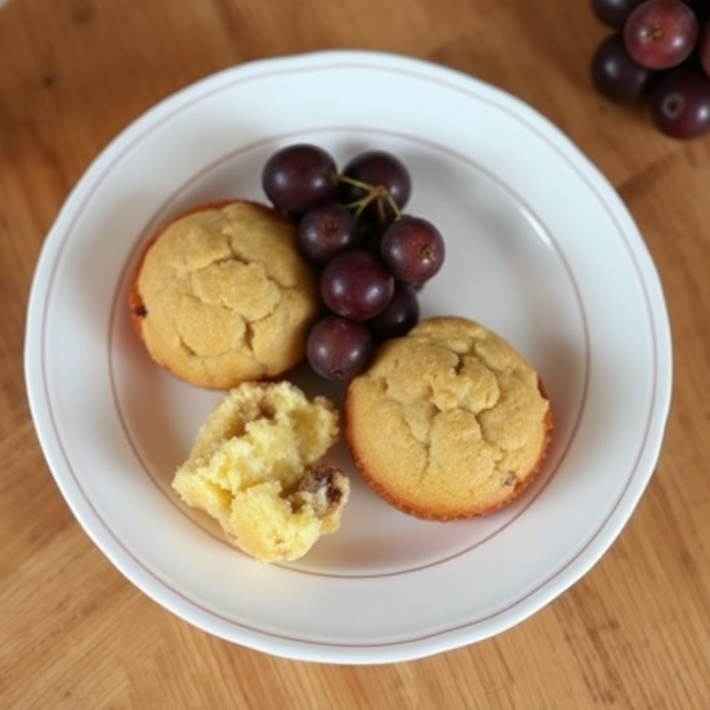 Muffin all'Uva e Vaniglia