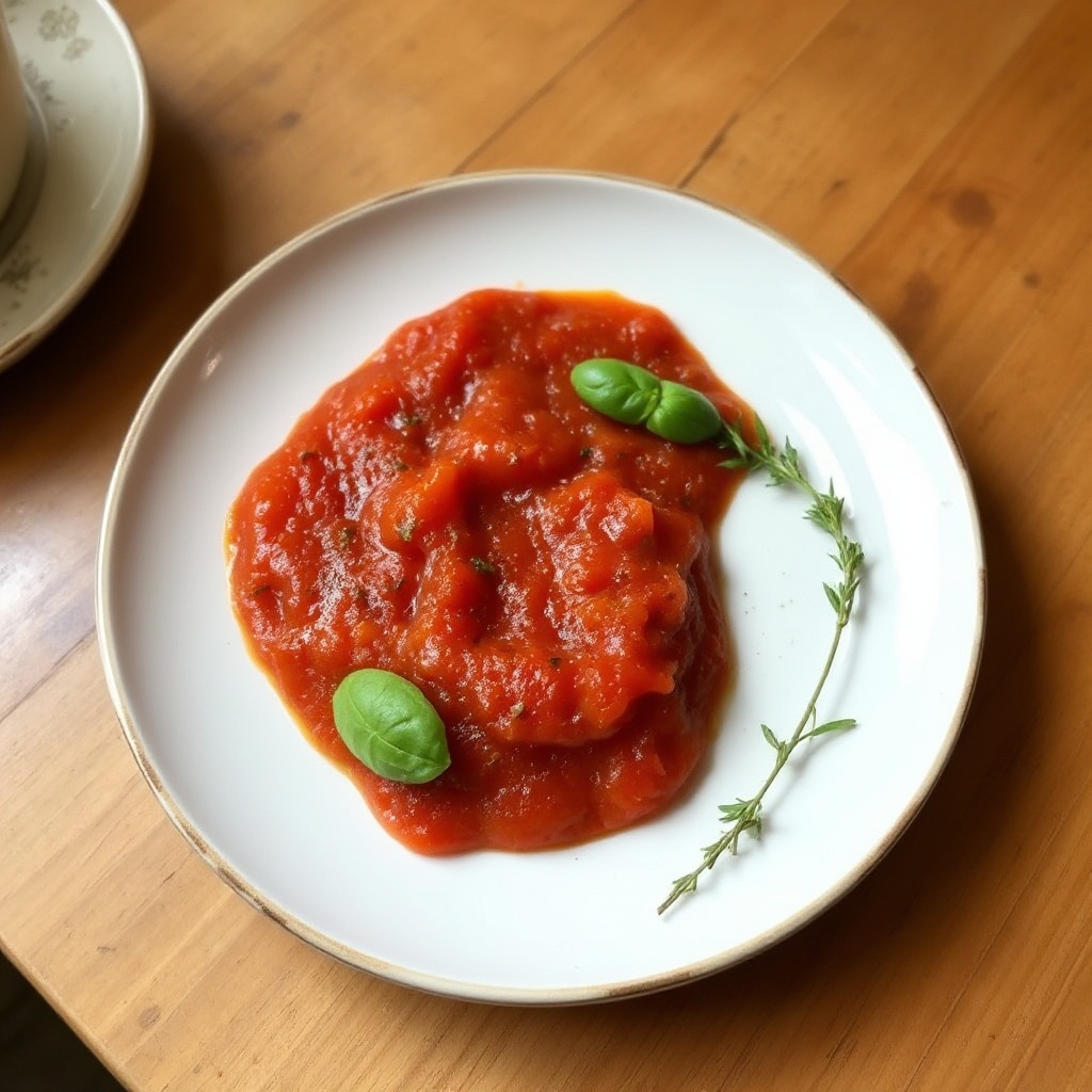 Salsa per Pizza Fatta in Casa con Erbe Aromatiche