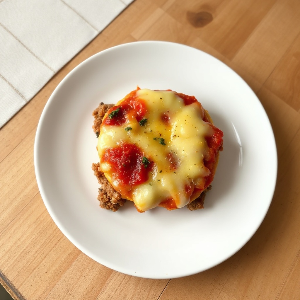 Pizza al Forno Capovolta con Formaggio