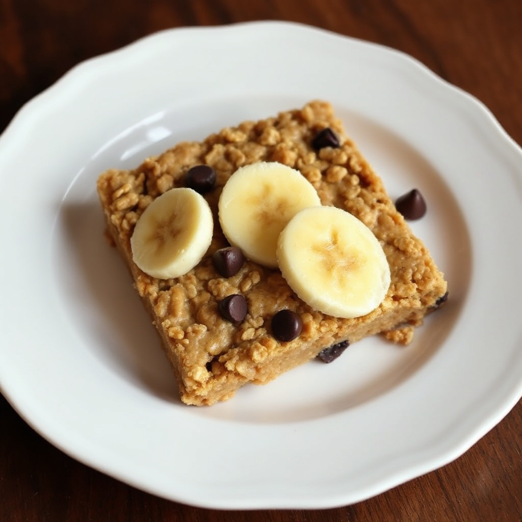 Barrette di Avena con Burro di Arachidi e Banana Senza Glutine