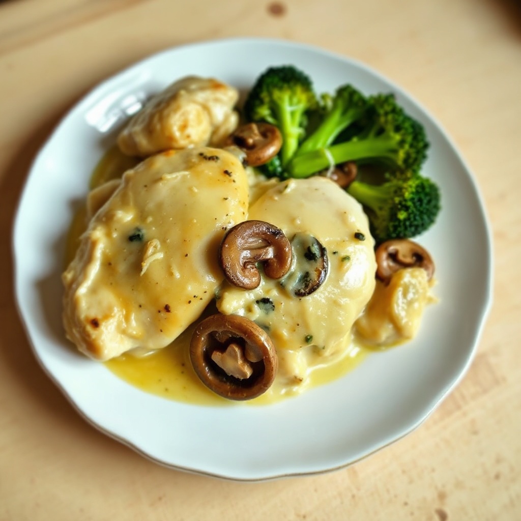Creamy Swiss Chicken Bake