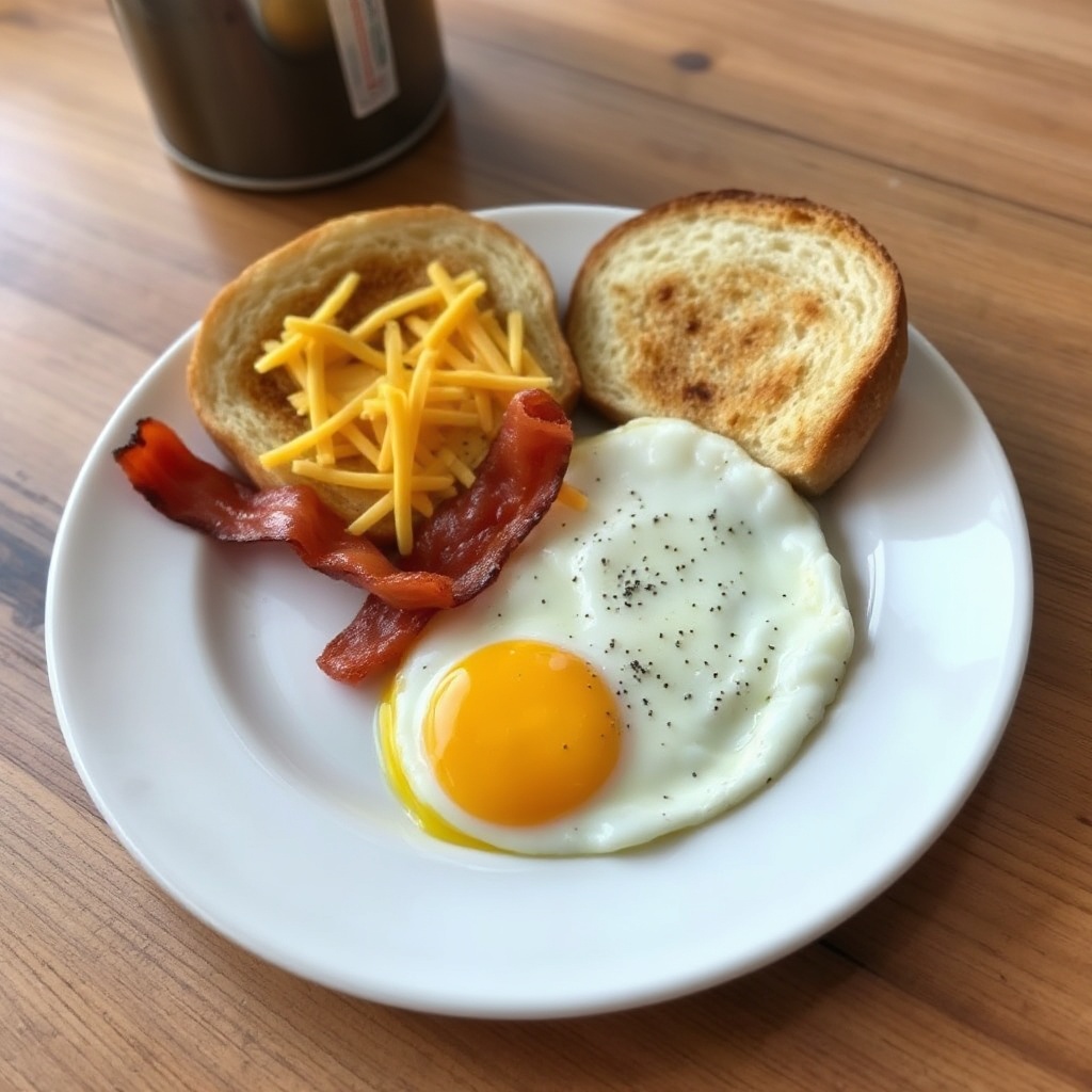 Käse-Bacon Frühstücksfreude