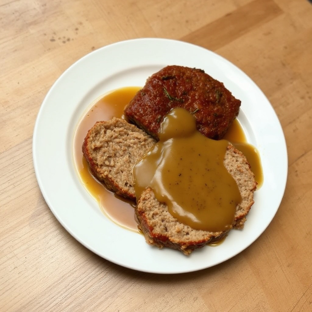 Polpettone di Tacchino Salato con Salsa alle Erbe