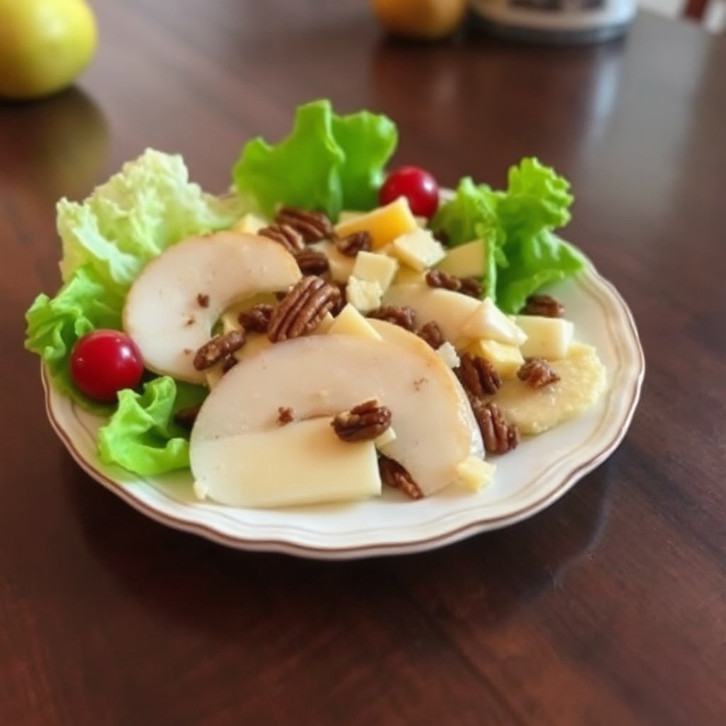 Birnen- und Käse-Delight-Salat