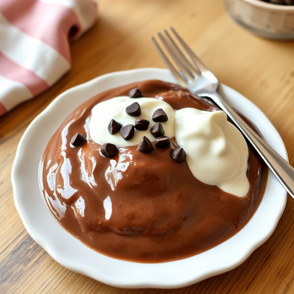 Silky Chocolate Cream Pudding
