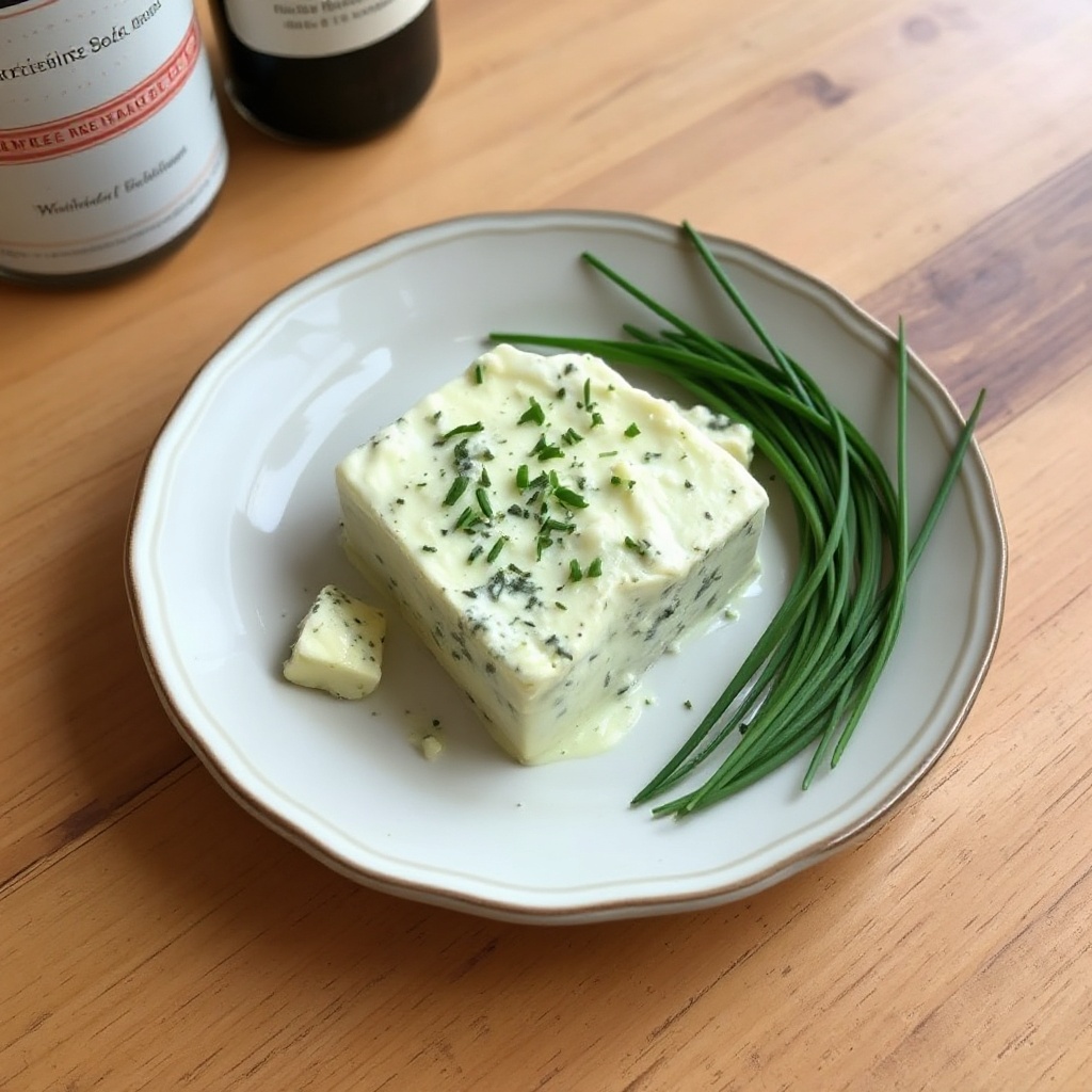 Cremige Kräuterbutter mit Blauschimmelkäse
