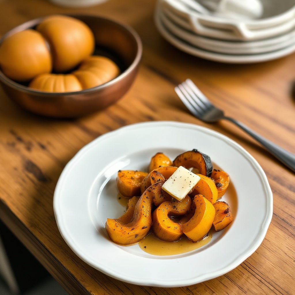 Maple-Glazed Roasted Winter Squash