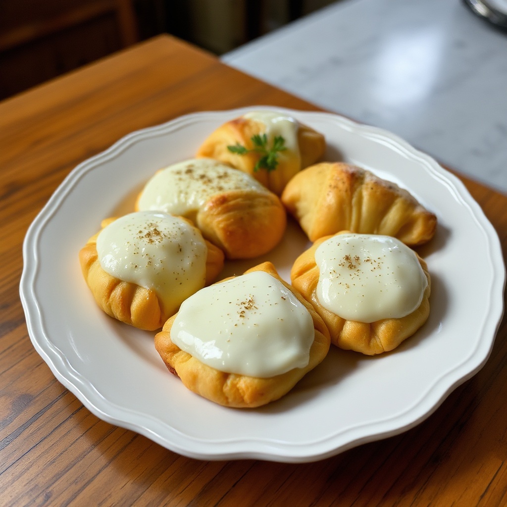 Garlic Butter Mozzarella Crescent Bites