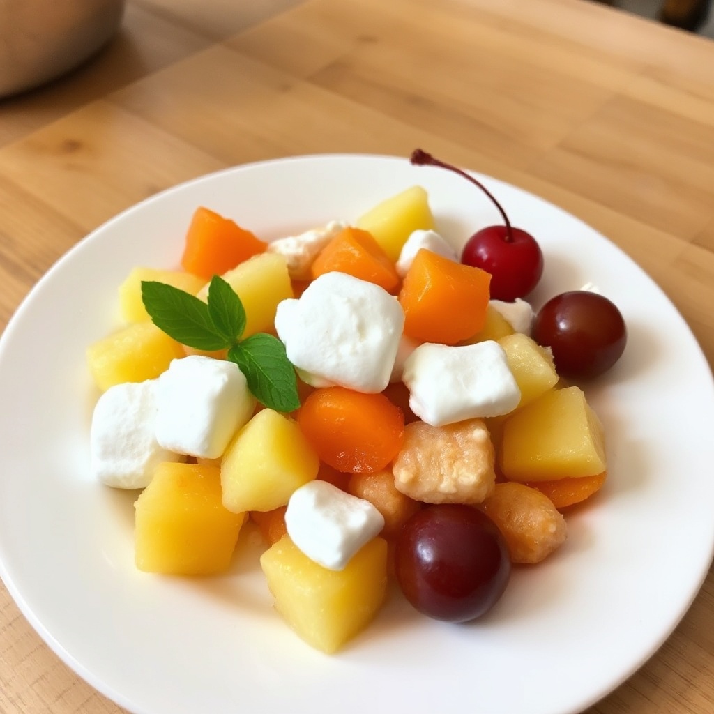 Tropischer Genuss Obstsalat