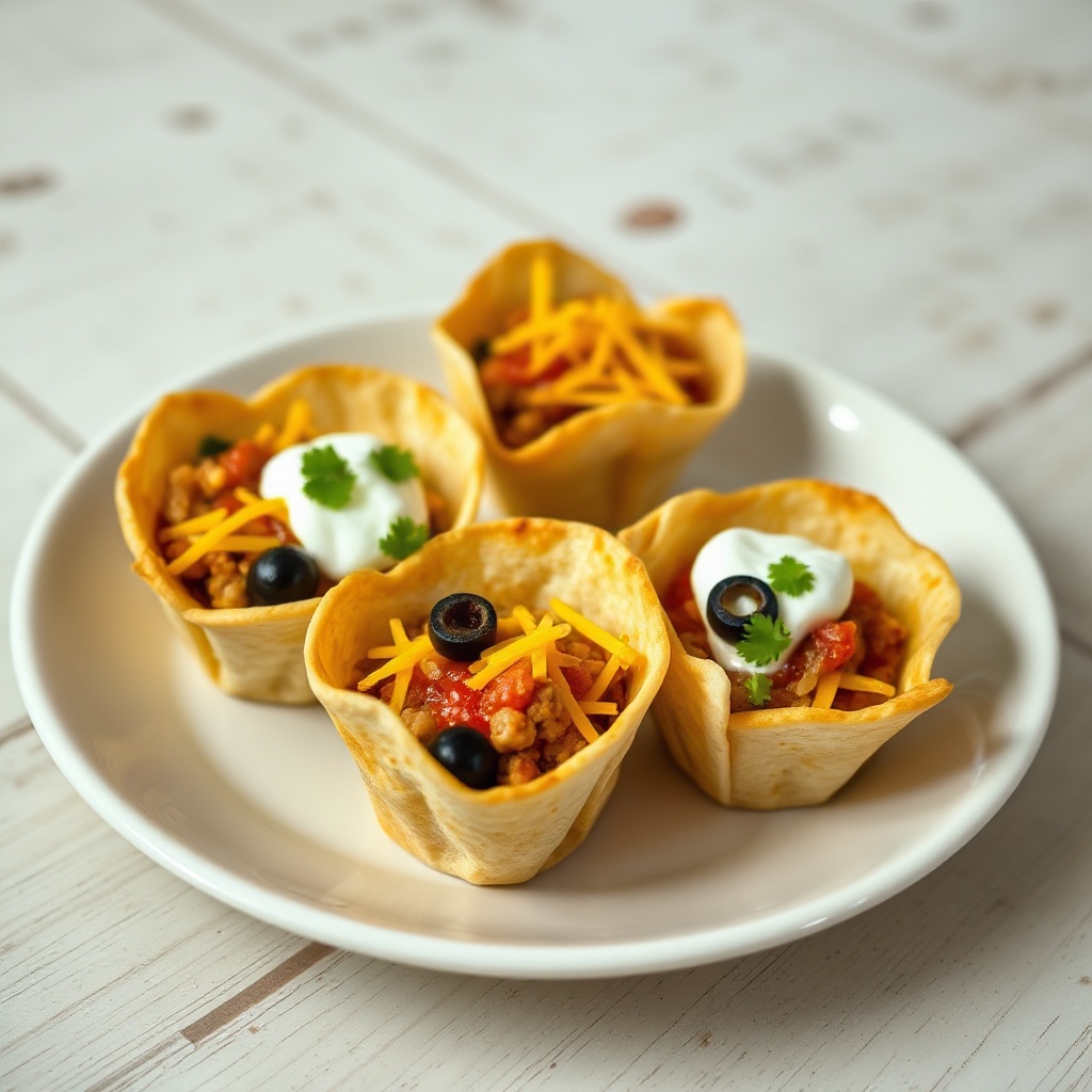 Mini Fiesta Taco Cups