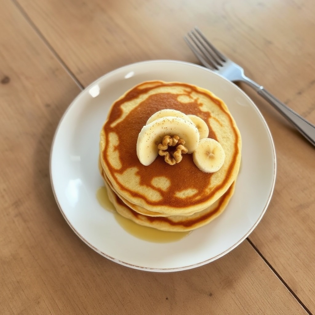 Pancake Vegani alla Banana e Noci
