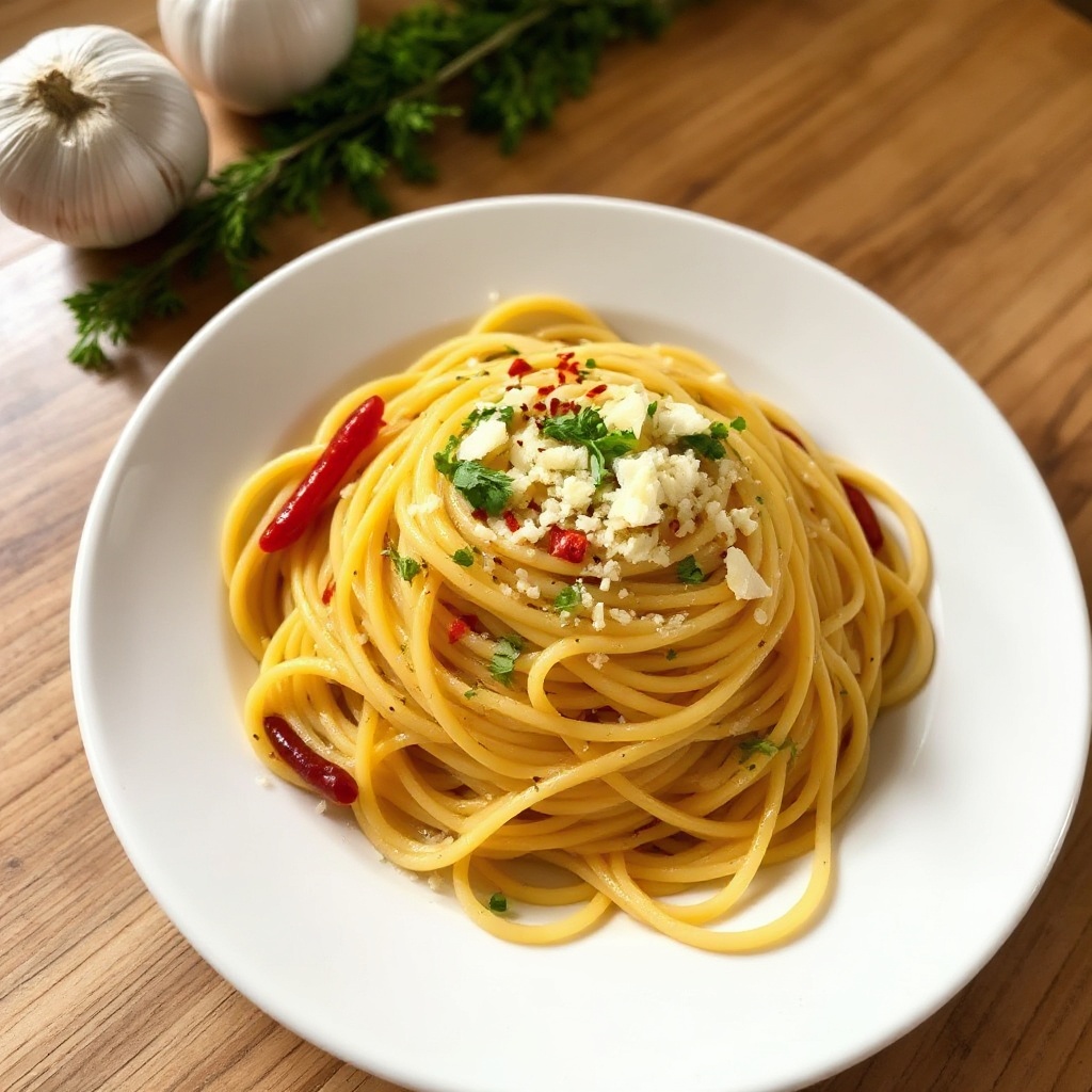 Spaghetti Aromatico all'Aglio e Erbe