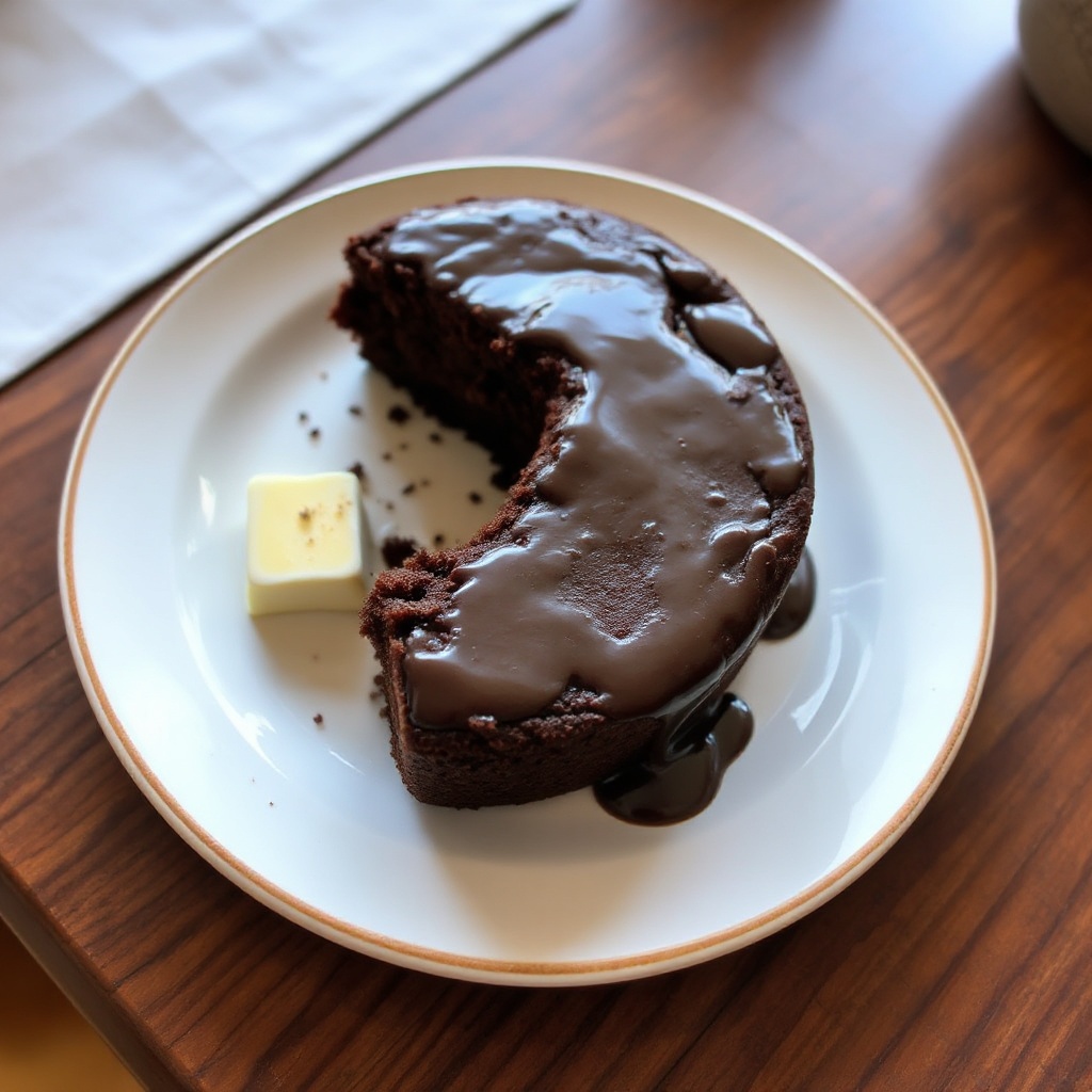 Decadent Chocolate Sourdough Cake with Espresso Glaze