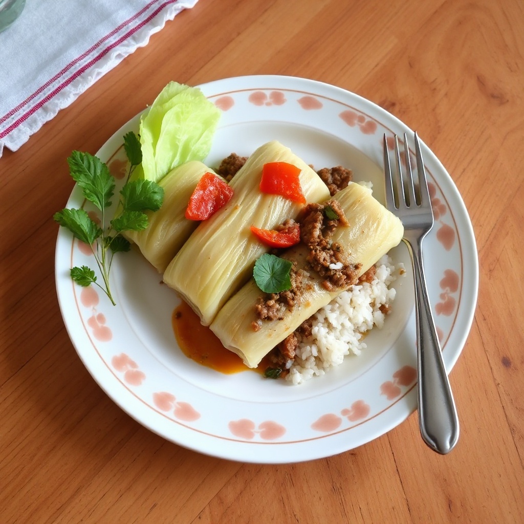 Herzhafte Kroatische Kohlrouladen