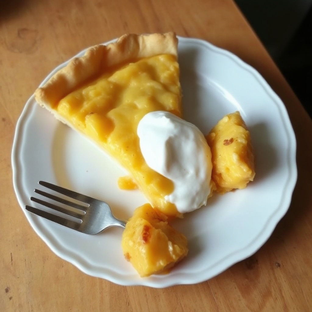 Crostata di Pesca Cremosa