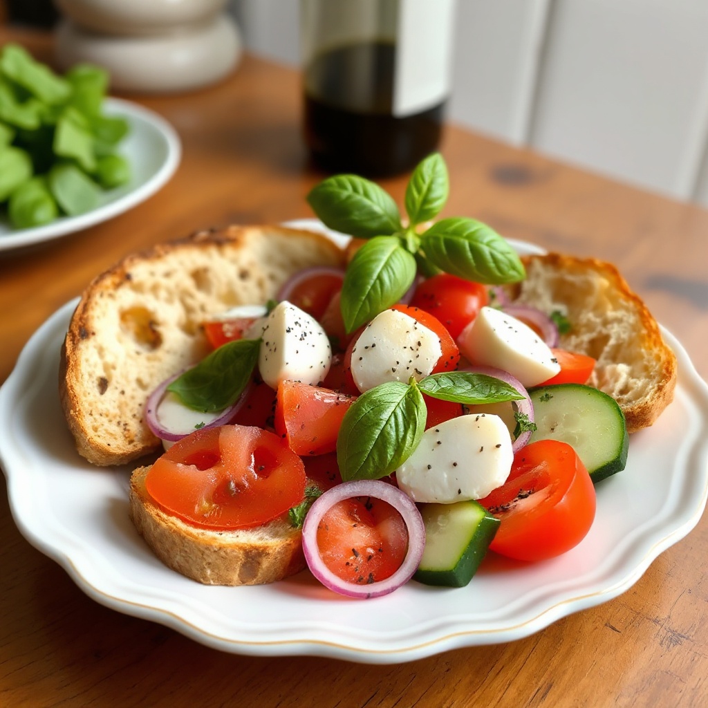 Mediterraner Brotsalat