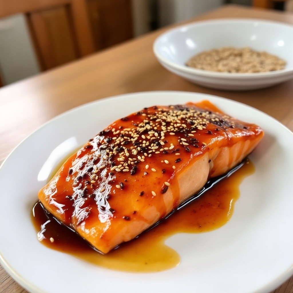 Sesam-Glasierter Lachs Genuss
