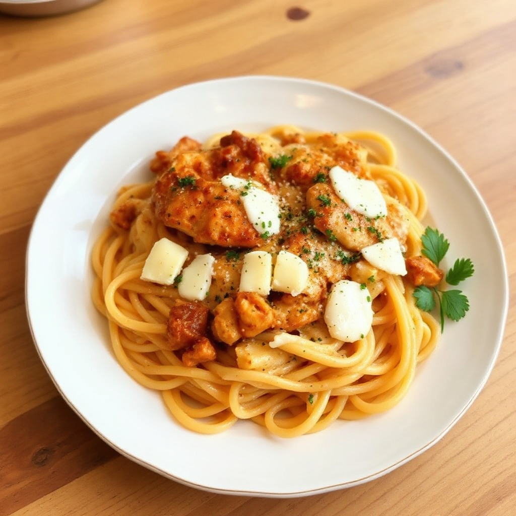 Spicy Cajun Chicken Pasta Delight