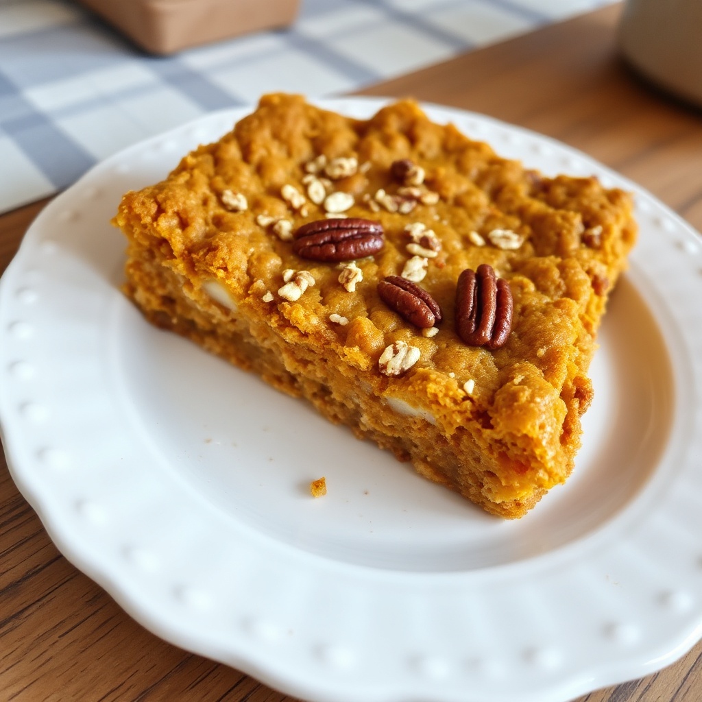 Spiced Pumpkin Pie Bars