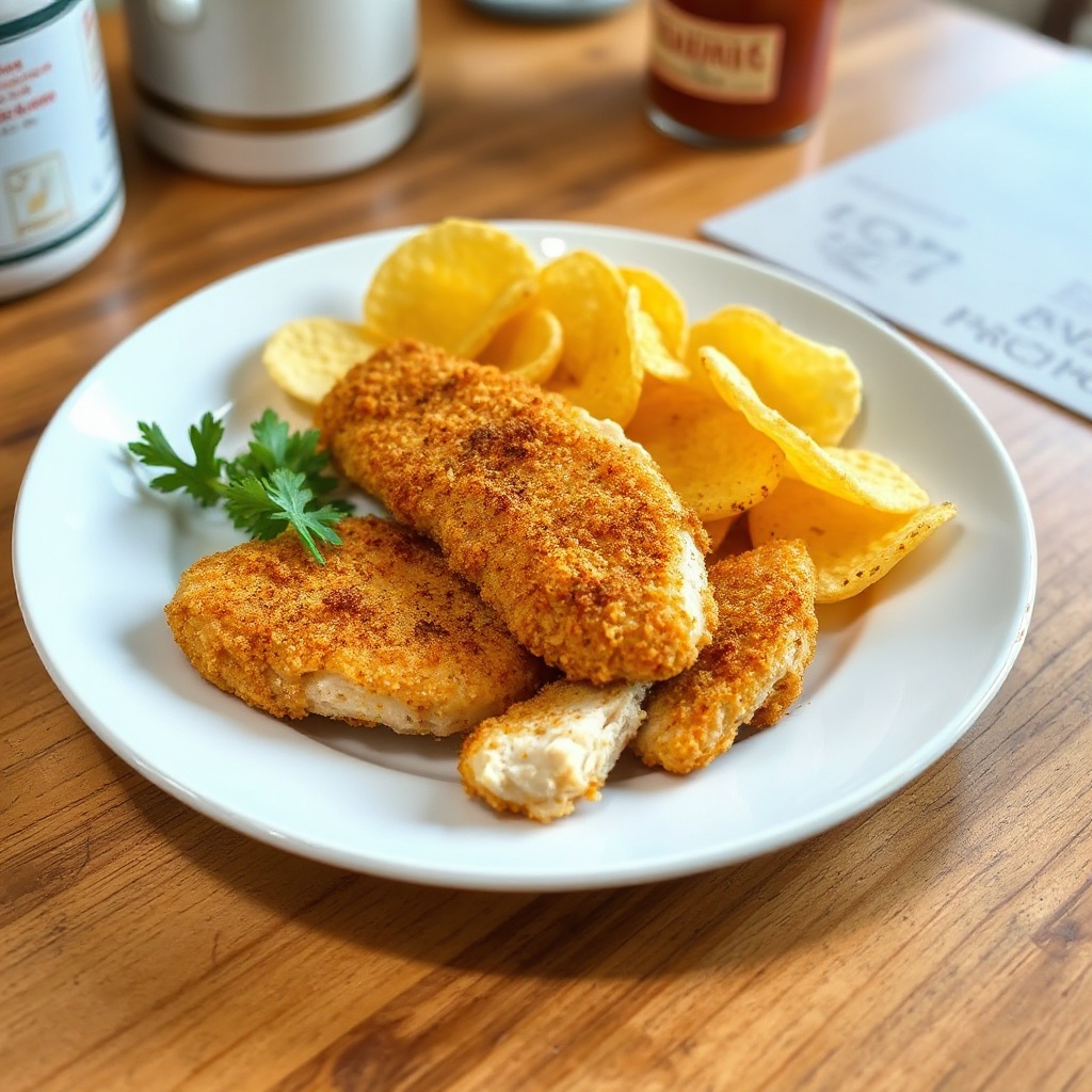 Crispy Baked Chicken Strips