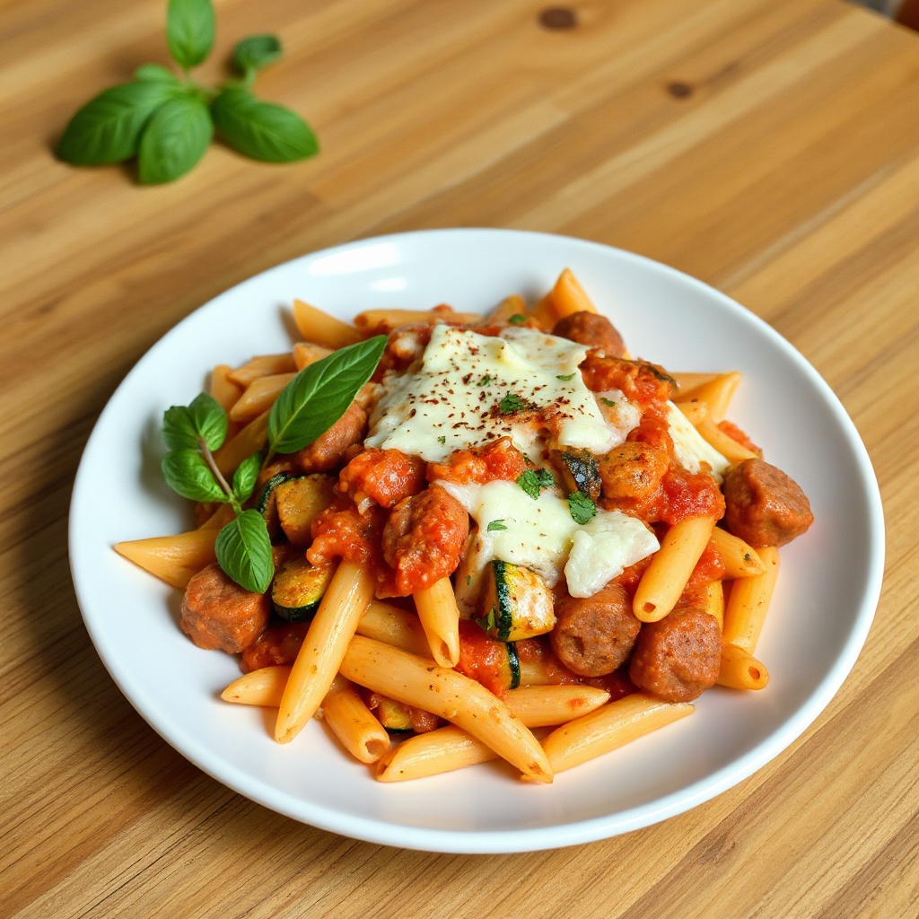 Savory Italian Penne Pasta Casserole