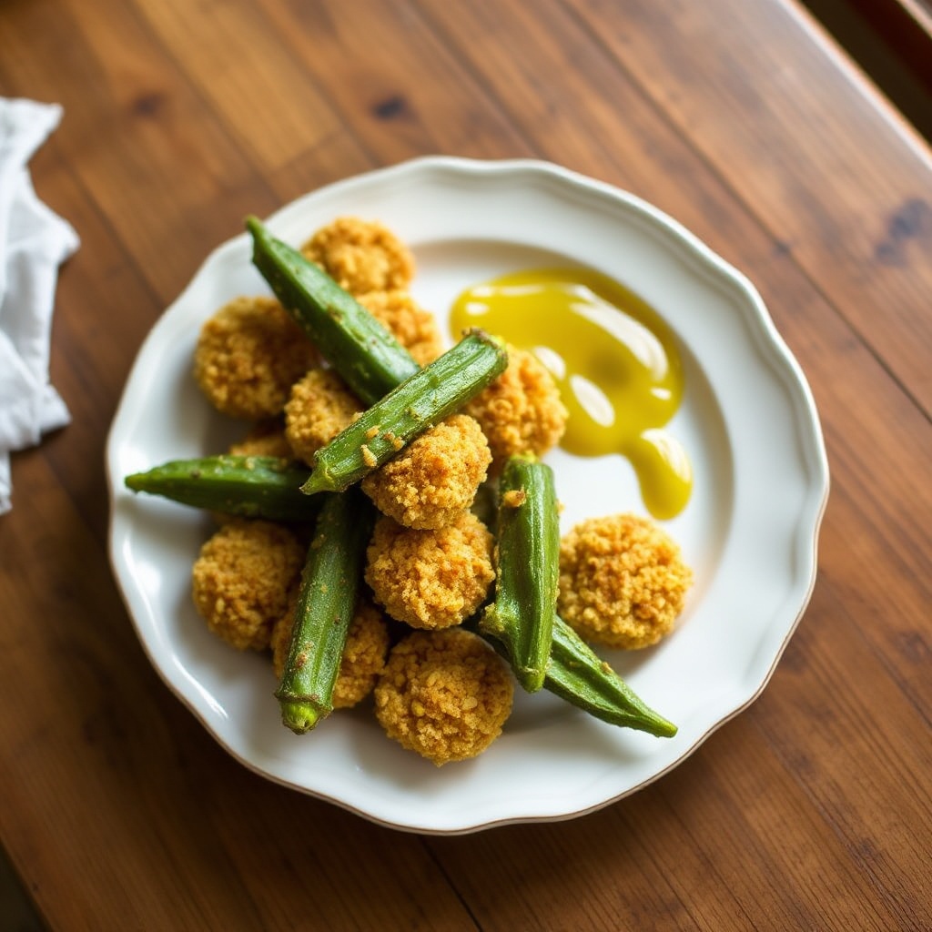 Crispy Southern-Style Okra Bites