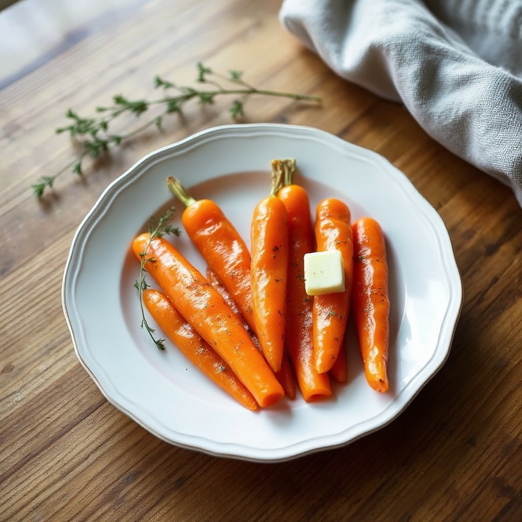 Honey-Glazed Baby Carrots with Herbs