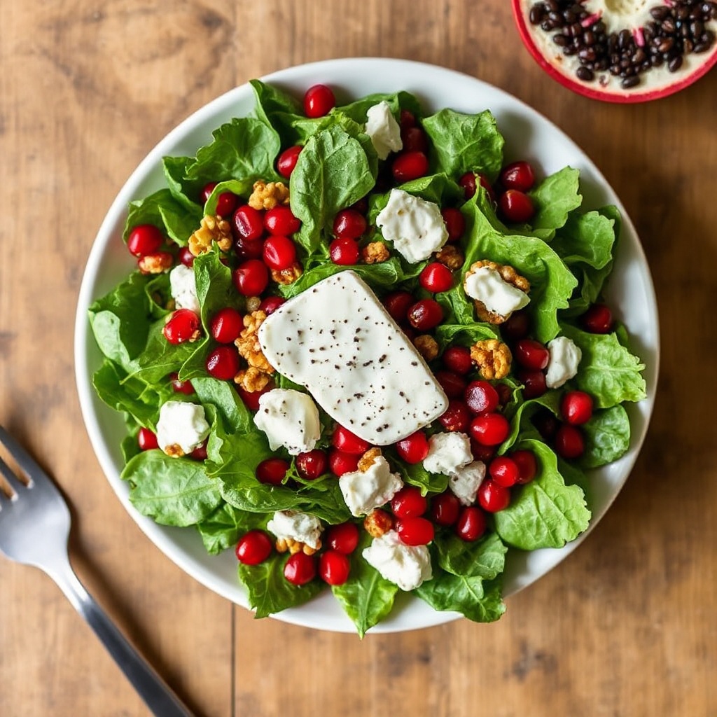 Goat Cheese and Pomegranate Salad