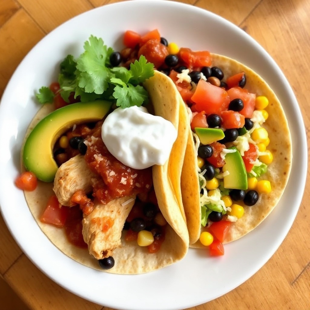 Tacos di Pollo Salsa in Pentola Lenta